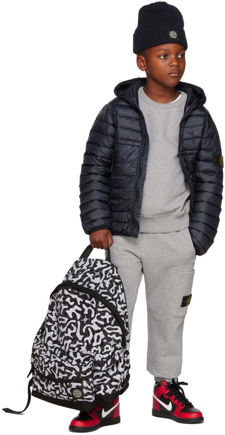 Stone  ダウン LOOM WOVEN CHAMBERSネイビー Stone Island Loom Woven Chambers R-Nylon Down TC Jacket