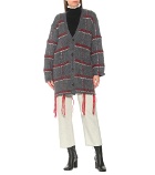 Undercover - Checked mohair-blend cardigan