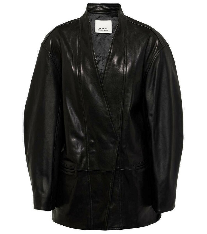 Photo: Isabel Marant Ikena leather jacket