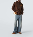 Loewe Hamster shearling crossbody bag