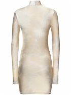 COPERNI - High Neck Fitted Jersey Mini Dress