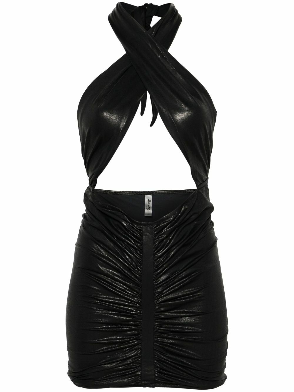 Reina Olga Black Stallion Halterneck Mini Dress Reina Olga