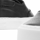 Saint Laurent Men's Venice Low Leather Sneakers in Black