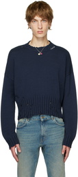 Marni Blue Cotton Sweater