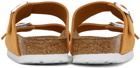 Birkenstock Orange Nubuck Narrow Arizona Sandals