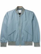 Paul Smith - Cotton and Ramie-Blend Bomber Jacket - Blue