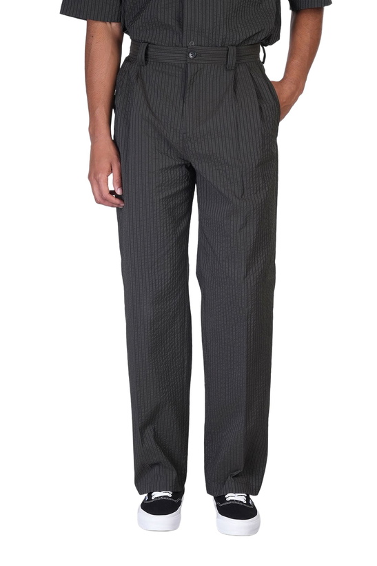Photo: Maison Kitsuné Pants In Black Polyester