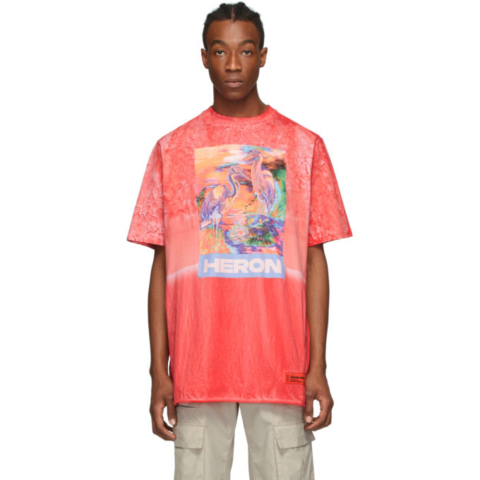 Photo: Heron Preston Pink Heron Over T-Shirt