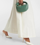 Elie Saab Crochet-detail cotton maxi dress