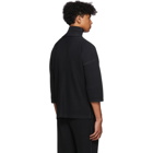 Homme Plisse Issey Miyake Black Pleated Shirt