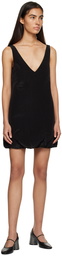 KHAITE Black 'The Branna' Mini Dress