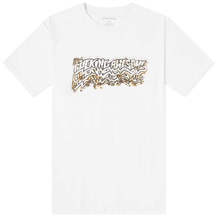 Photo: Fucking Awesome Men's Burnt Stamp T-Shirt in White