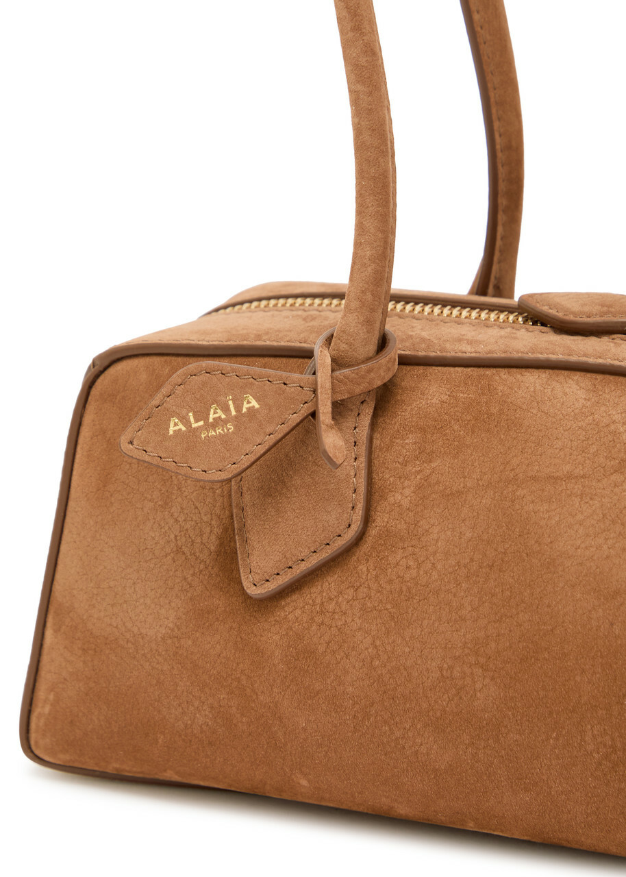 Alaïa Le Teckle Medium Grained Nubuck Shoulder bag - Brown - One Size