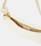 Jacquemus Le Bisou Perle leather shoulder bag