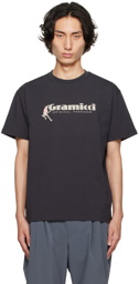 Gramicci Black Printed T-Shirt
