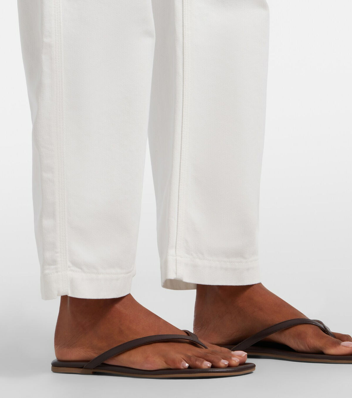 Stella McCartney Embellished barrel-leg jeans