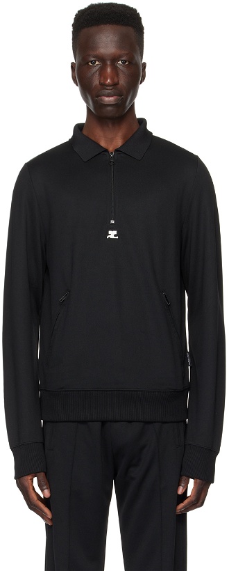 Photo: Courrèges Black Zip Sweatshirt
