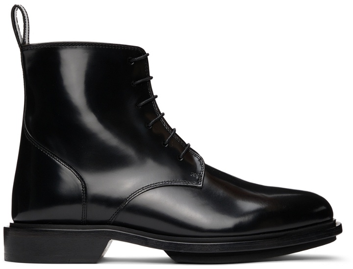 Photo: A.P.C. Black Leather Charlie Boots