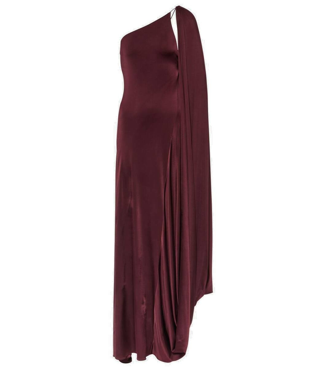 Photo: Stella McCartney Caped one-shoulder satin gown