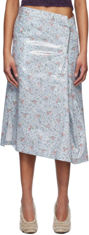 Photo: Bless Blue SMLXL Rain Skirt Midi Skirt