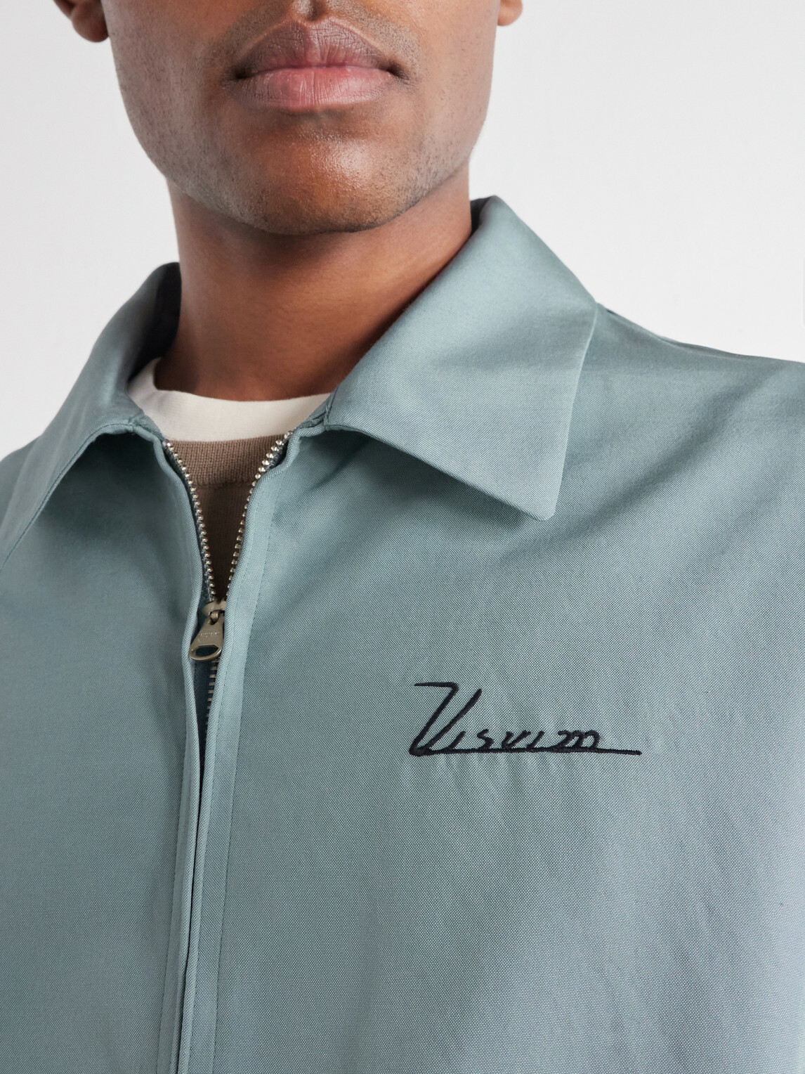 Visvim - Somer Swing Printed Silk and Wool-Blend Jacket - Green Visvim