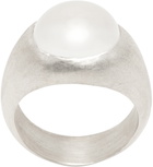 Dunton Ellerkamp Silver Boulder Moonstone Ring