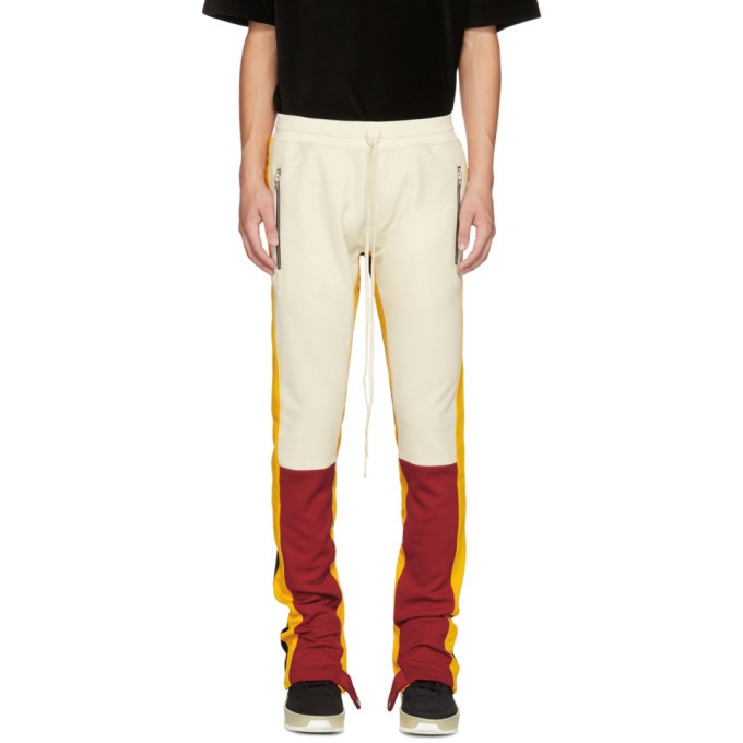 Photo: Fear of God Red and Yellow Motorcross Lounge Pants