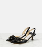 Jimmy Choo - Moni 50 leather slingback pumps