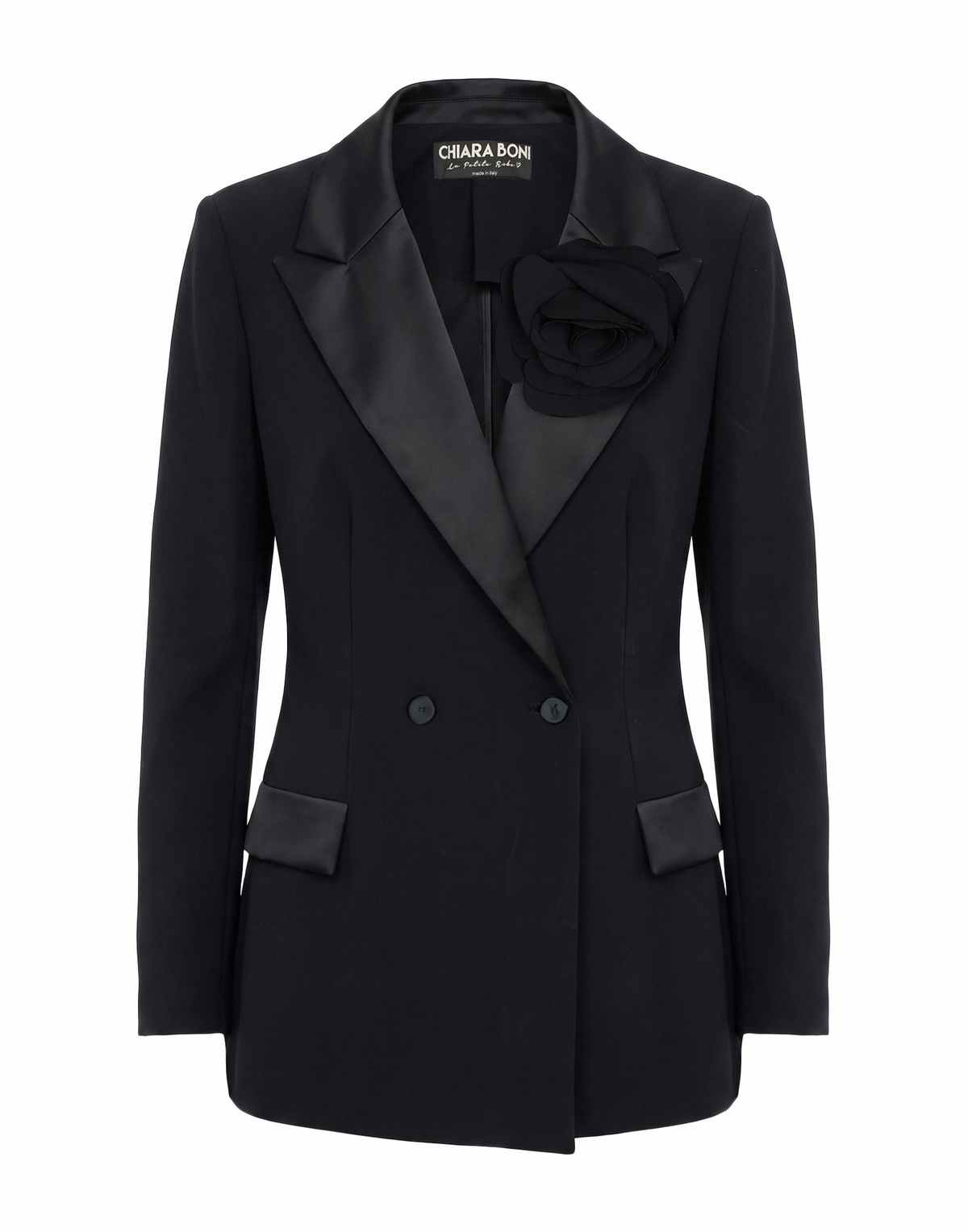 Chiara Boni La Petite Robe Womens Blazer in Black