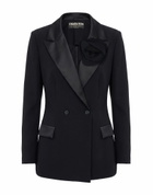 Chiara Boni La Petite Robe Womens Blazer in Black