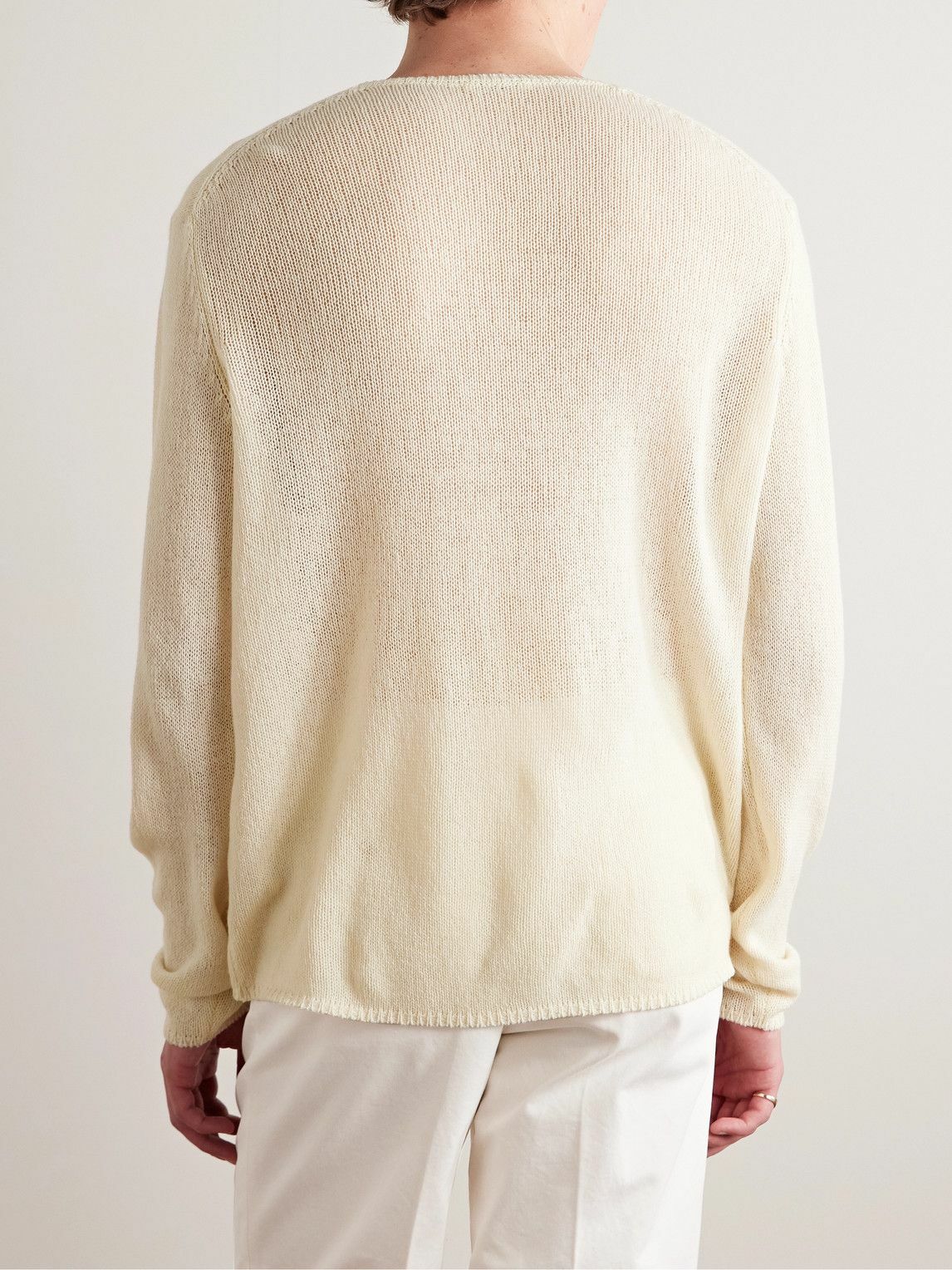 Auralee - Summer Cashmere Sweater - Neutrals Auralee