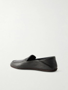 John Lobb - Kingston II Collapsible-Heel Full-Grain Deerskin Loafers - Brown