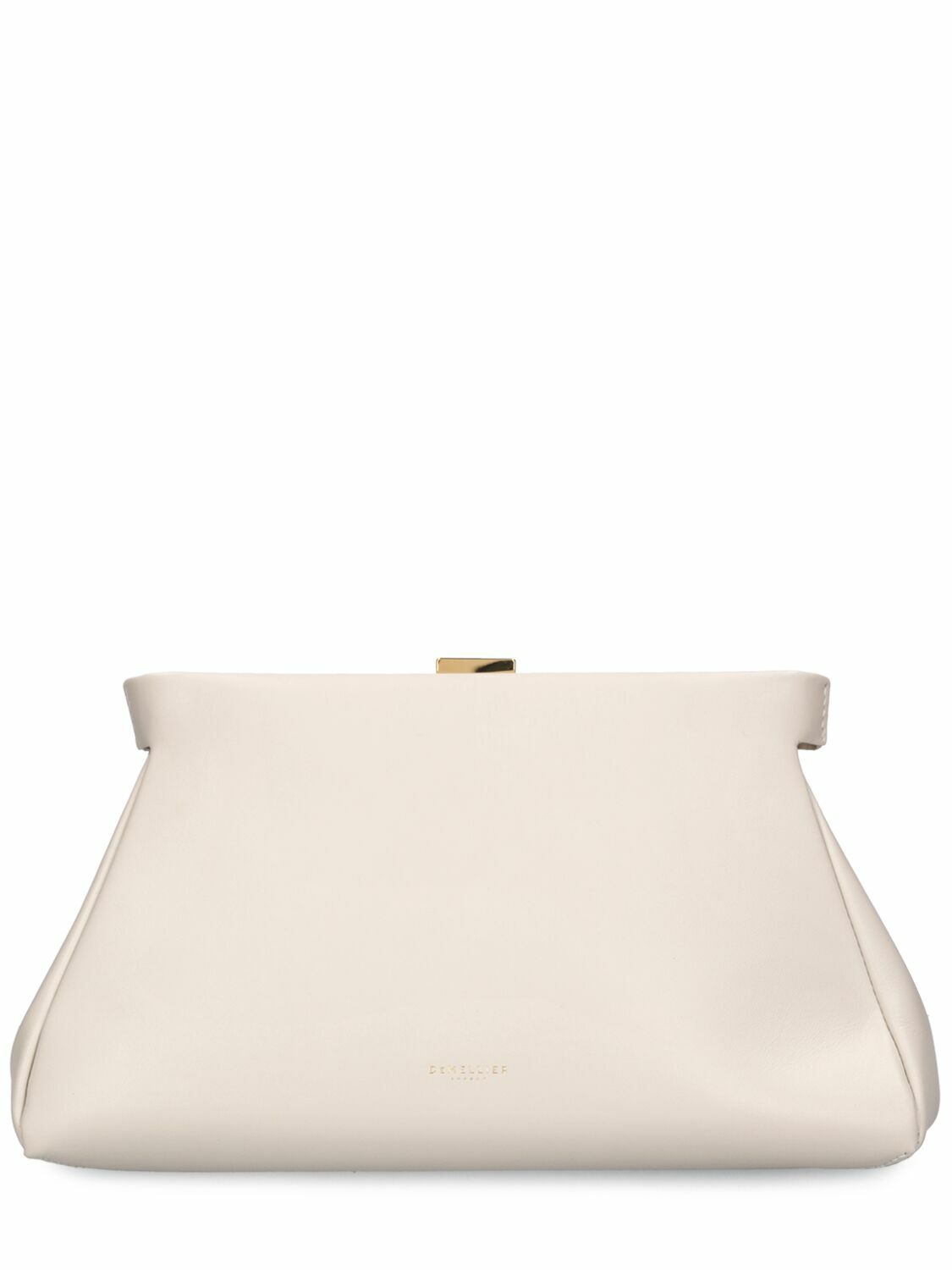 DEMELLIER デメリエーCannes with Chunky Chain DEMELLIER Cannes Chunky Chain Leather Clutch DeMellier