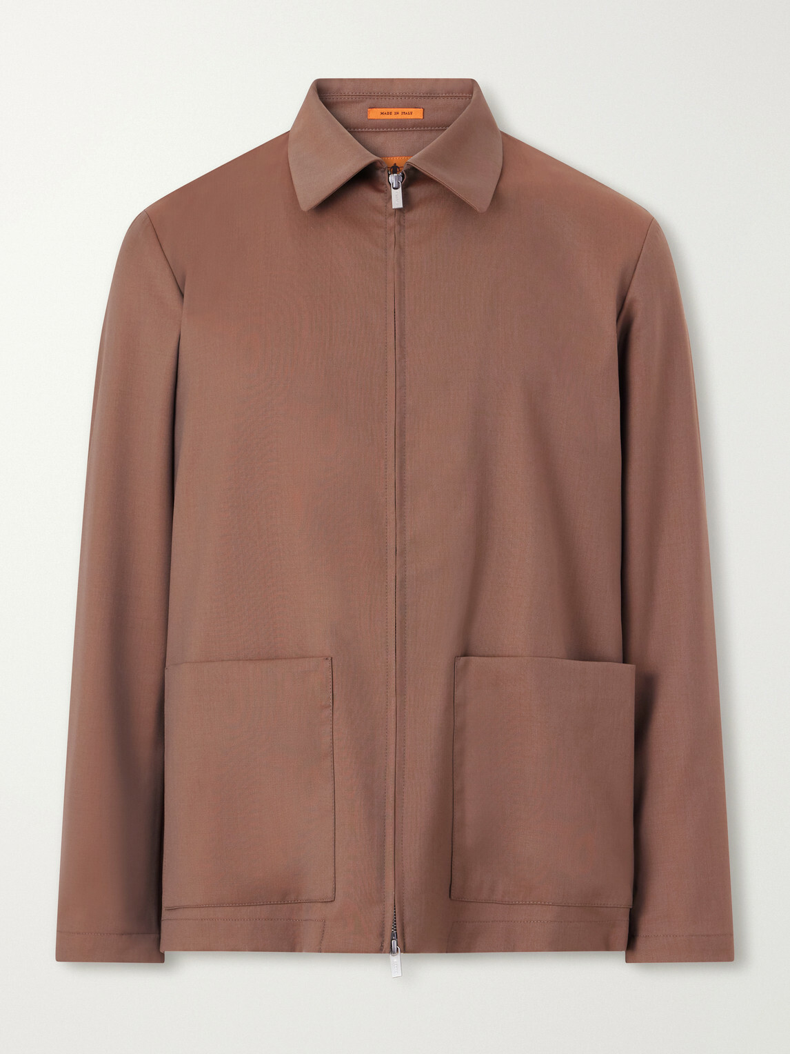 Barena - Cotton-Blend Gabardine Overshirt - Brown
