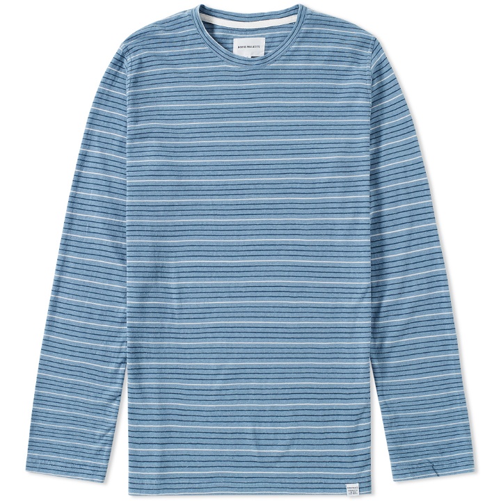Photo: Norse Projects Long Sleeve James Fine Stripe Tee