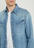 Dolce & Gabbana Distressed Denim Shirt