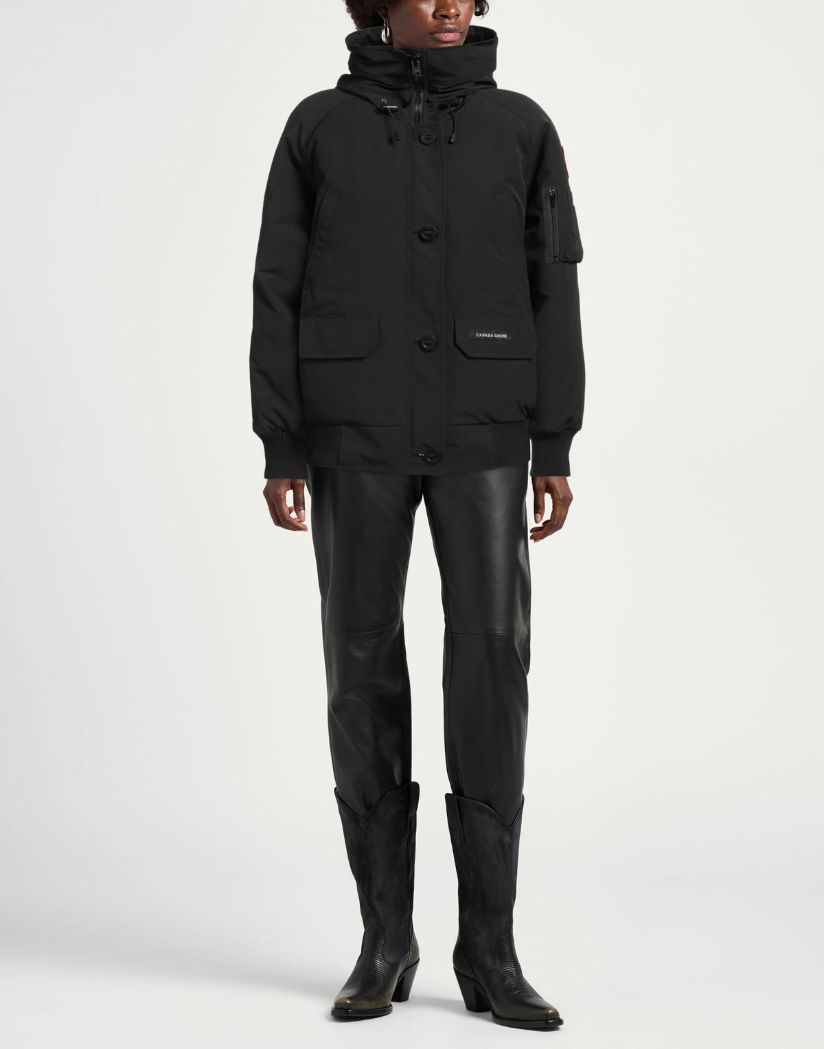 Canada Goose Womens Puffer in Black