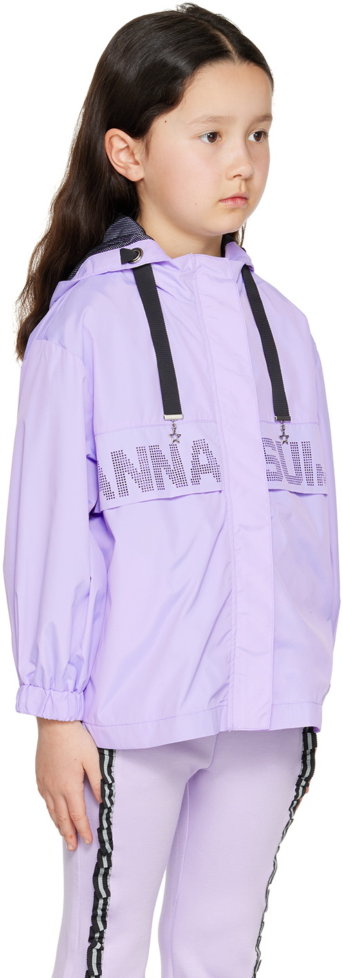 ANNA SUI MINI Kids Purple Mountain Jacket