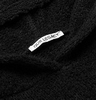 Our Legacy - Cotton-Blend Terry Hoodie - Men - Black