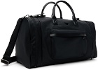 Emporio Armani Black ASV Recycled Nylon Weekend Bag