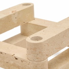 ferm LIVING Newel Modular Candle Holder - Set of 6 in Travertin 