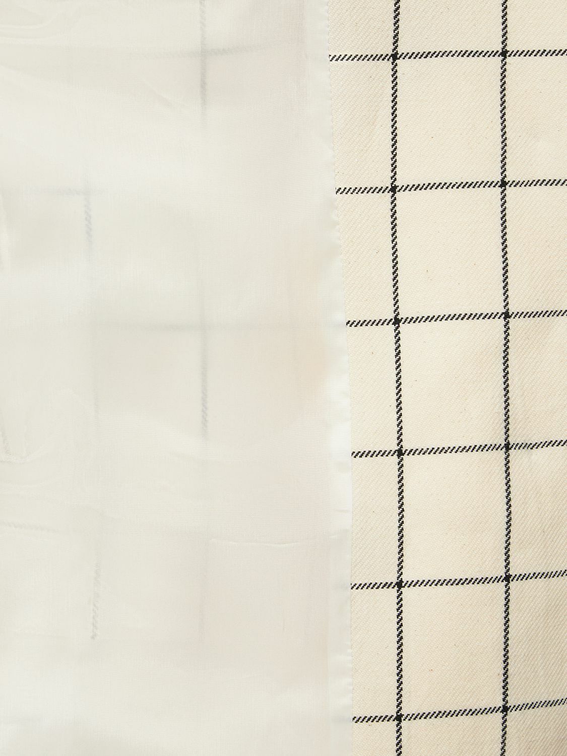 ROCHAS Macro Check Canvas Over Jacket