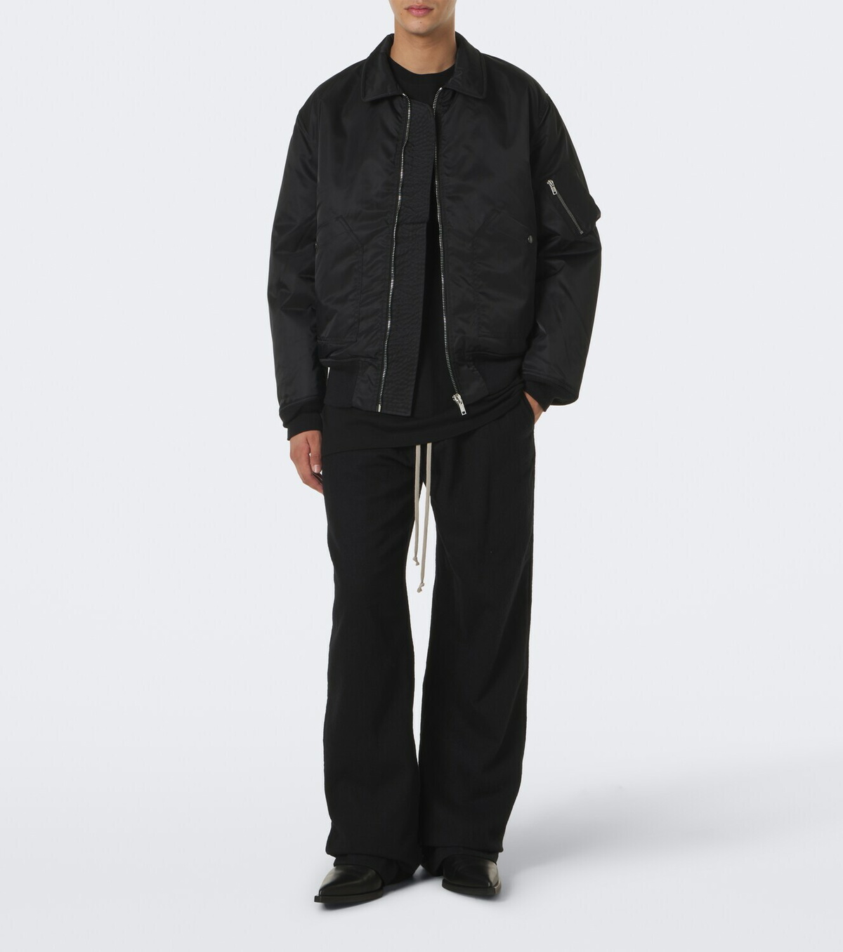 Rick Owens DRKSHDW Flyers twill blouson jacket