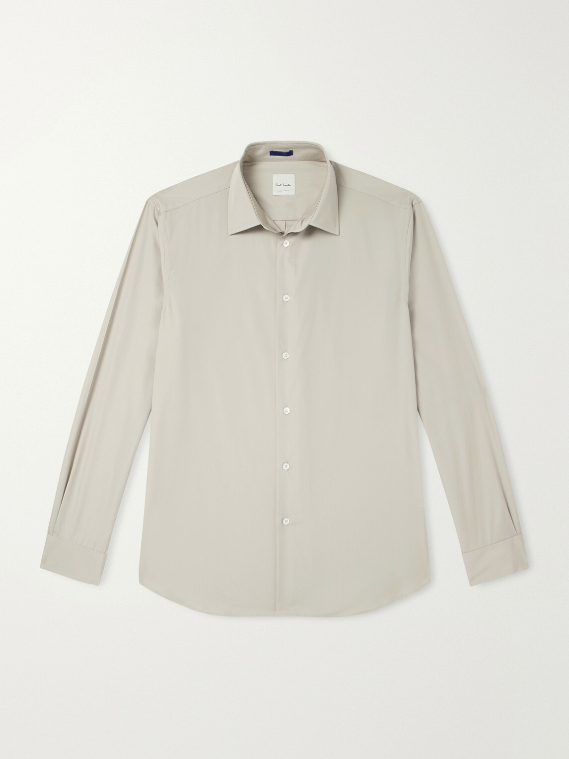 Paul Smith - Cotton-Poplin Shirt - Gray