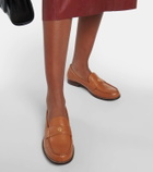 Tory Burch Embellished leather loafers
