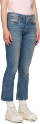 R13 Blue Kick Fit Jeans