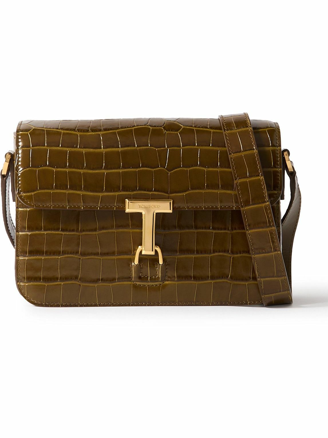 【正規品】TOM FORD　NYLON MESSENGER バッグ TOM FORD Leather-Trimmed Recycled-Nylon Messenger Bag for
