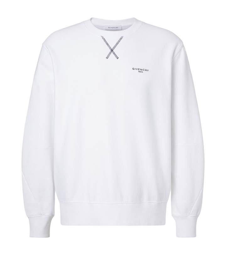 Photo: Givenchy Logo cotton jersey sweatshirt