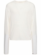 EXTREME CASHMERE N347 Aries Cotton & Cashmere L/s T-shirt