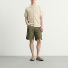 NN07 Men's Nolan Polo Cardigan in Ivory Mouliné